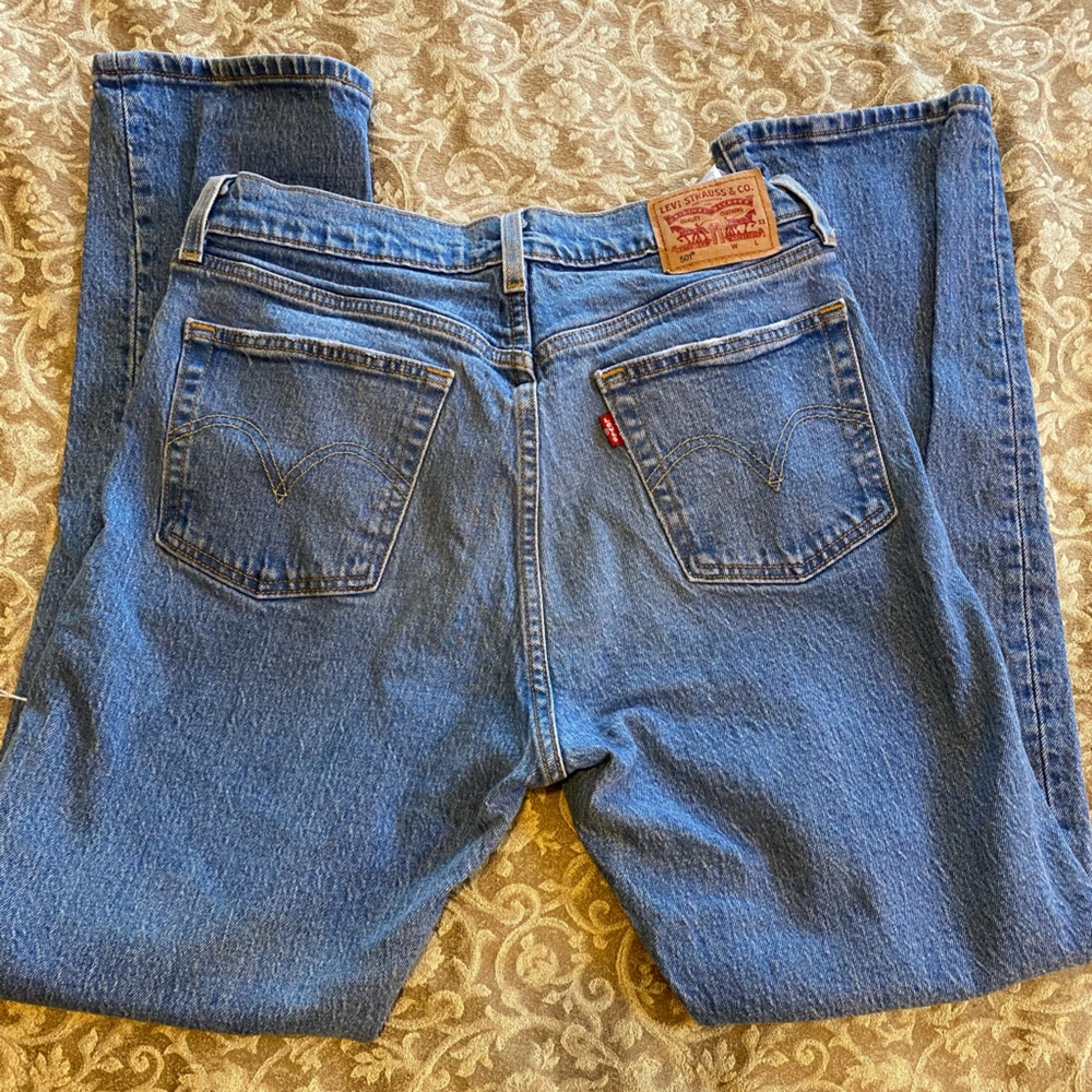 Distressed Levi’s 501 Button Fly Denim